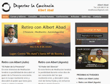 Tablet Screenshot of despertarlaconciencia.net
